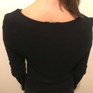 Black long sleeve shirt